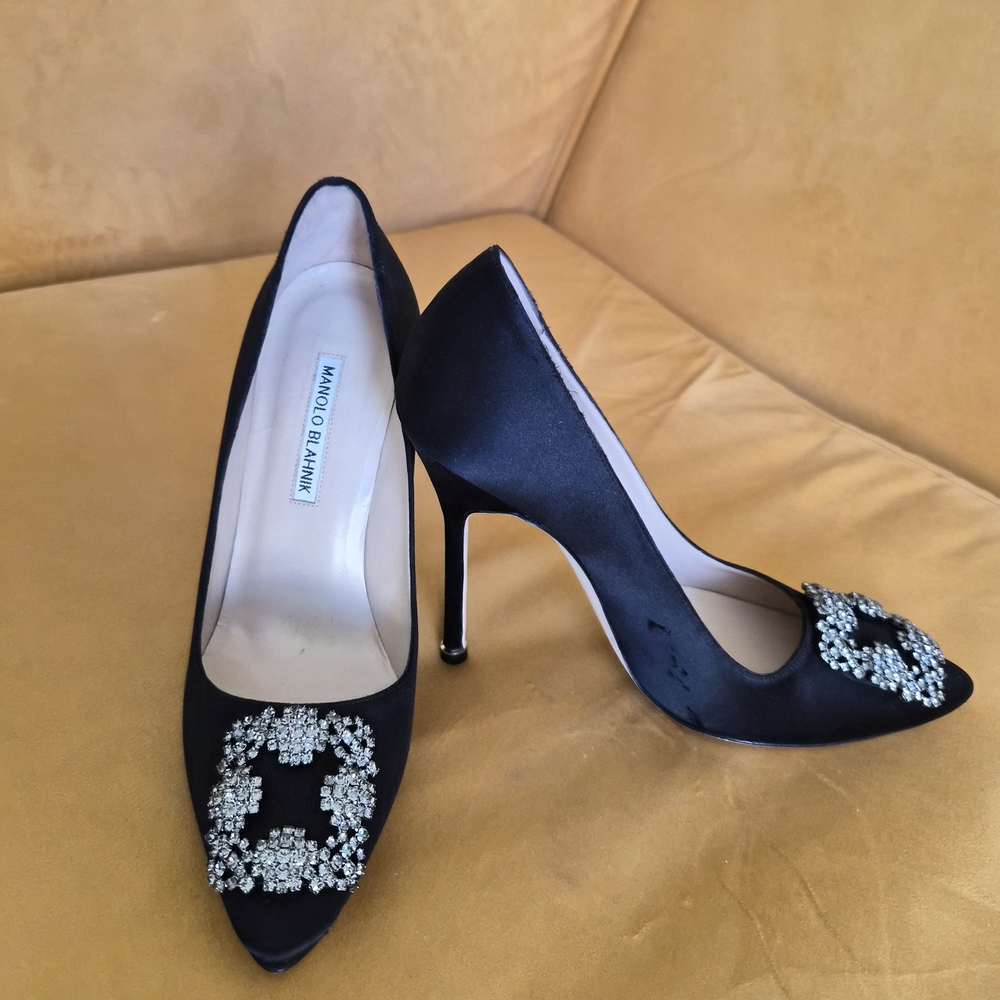 Manolo Blahnik Black Women's Heels